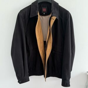 Massimo Men’s Demi Saison Lightweight Fall/Spring Black Jacket